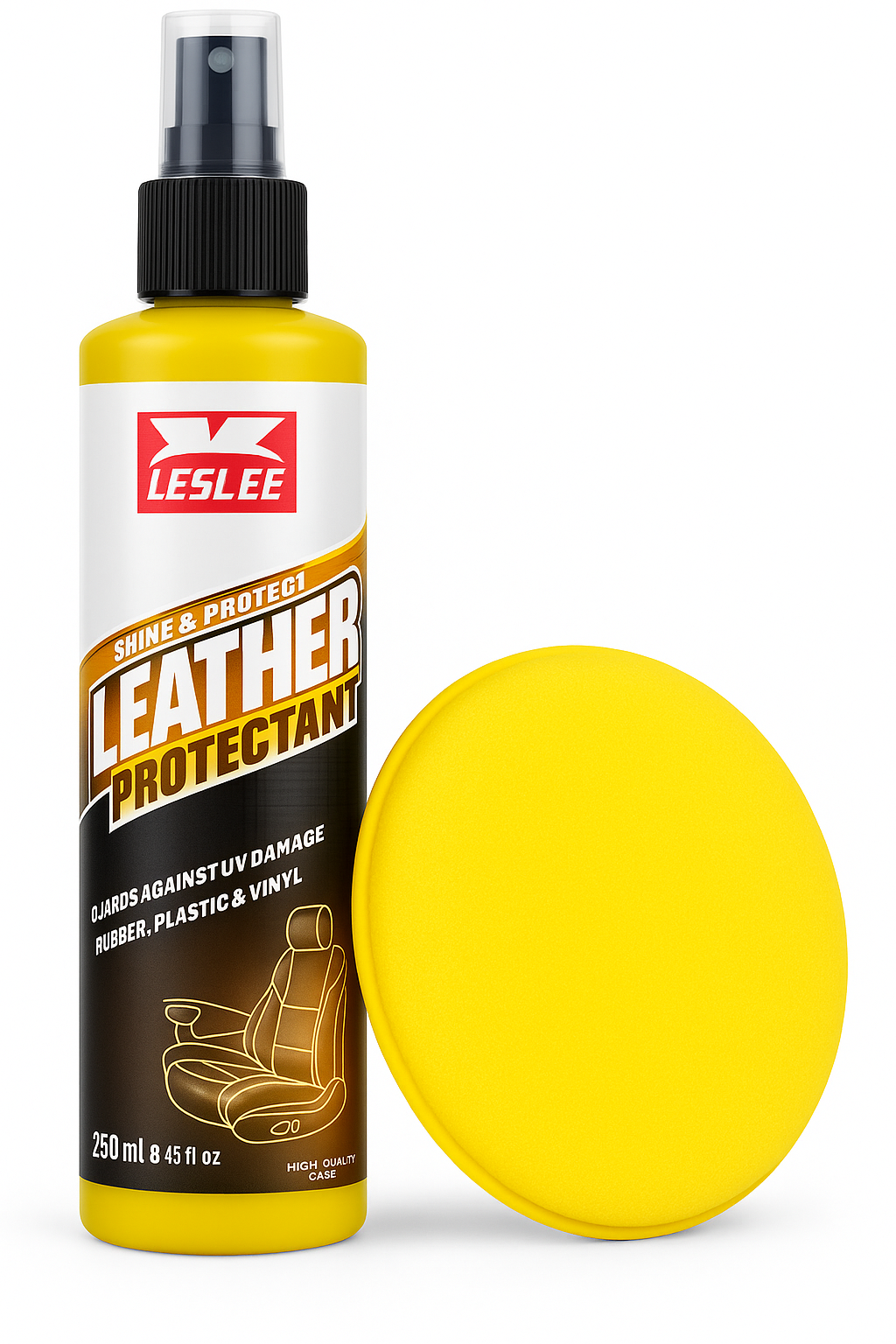 Solutie Protectie Piele, Plastic si Vinil + Burete Aplicator